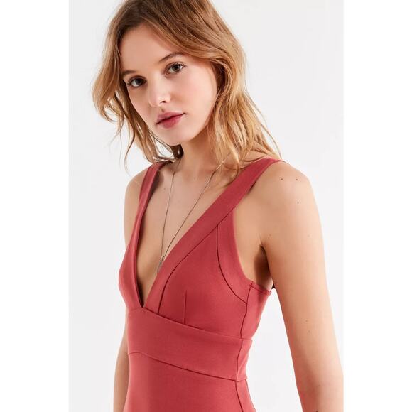 Urban Outfitters Plunging Bodycon Mini Dress - Picture 3 of 11